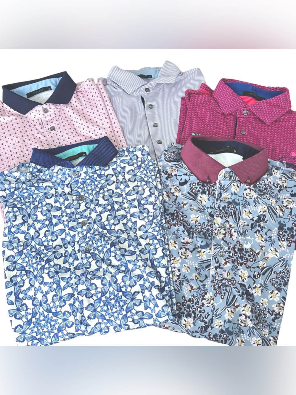 Greyson Golf Polo Shirts Bundle Size Medium